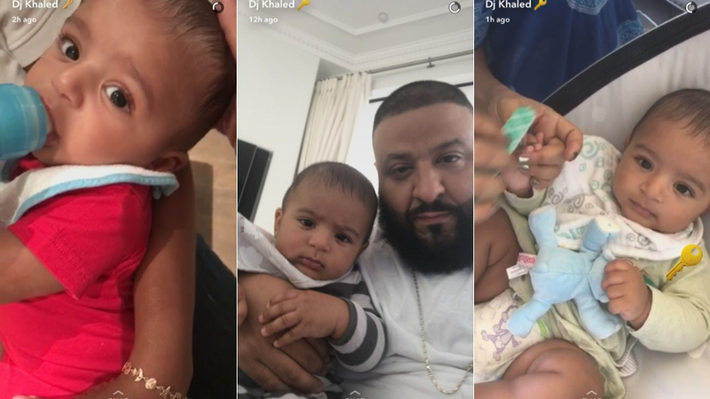Images via DJ Khaled’s Snapchat